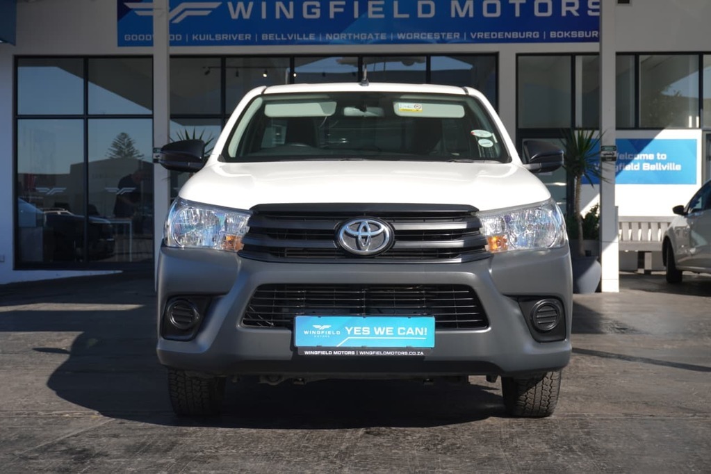 2025 TOYOTA HILUX, White, 41000Kms, Manual, Bakkie Single Cab, Diesel, R379 900, Wingfield Motors Bellville