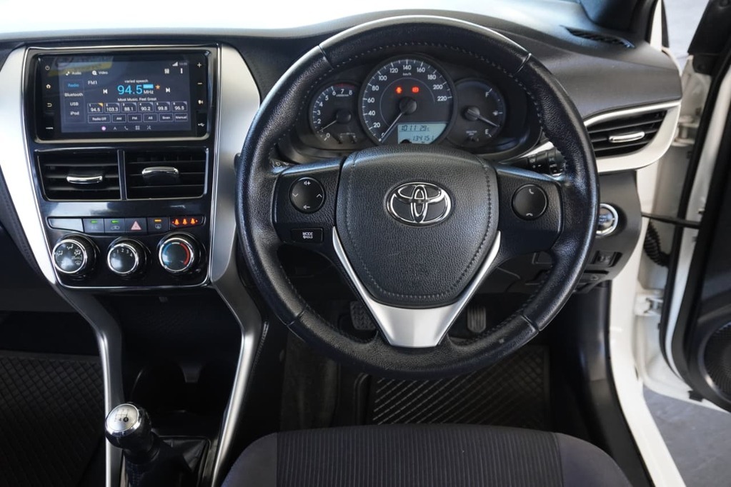 2018 TOYOTA YARIS, White, 134875Kms, Manual, Hatchback, Petrol, R179 990, Wingfield Motors Bellville