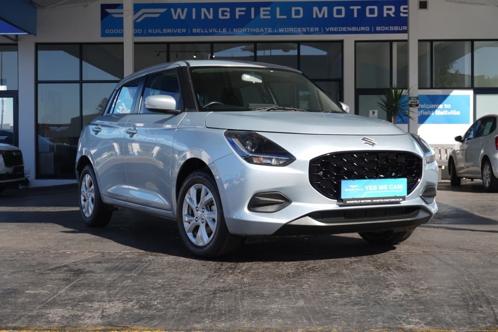 2025 SUZUKI SWIFT, Silver, 13800Kms, Manual, Hatchback, Petrol, R219 900, Wingfield Motors Bellville