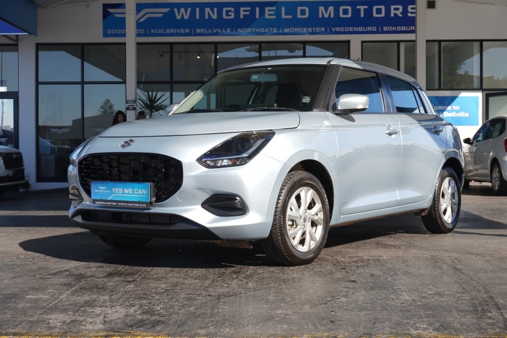 2025 SUZUKI SWIFT, Silver, 15100Kms, Manual, Hatchback, Petrol, R219 900, Wingfield Motors Bellville