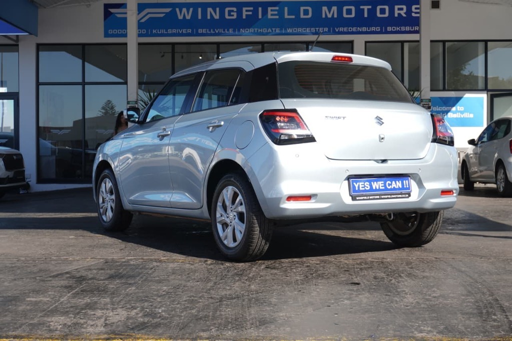 2025 SUZUKI SWIFT, Silver, 15100Kms, Manual, Hatchback, Petrol, R219 900, Wingfield Motors Bellville