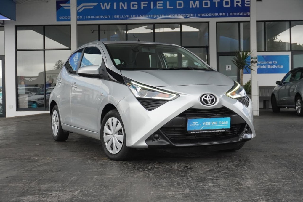 2018 TOYOTA AYGO, Silver, 143900Kms, Manual, Hatchback, Petrol, R134 900, Wingfield Motors Bellville