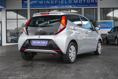 2018 TOYOTA AYGO, Silver, 143900Kms, Manual, Hatchback, Petrol, R134 900, Wingfield Motors Bellville