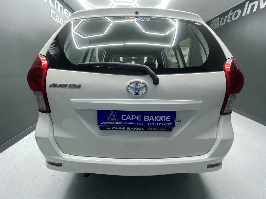 TOYOTA AVANZA AVANZA 1.3 S F/C P/V