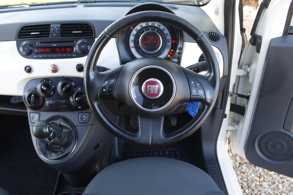2012 FIAT 500, White, 144320Kms, Manual, Hatchback, Petrol, R99 900, Wingfield CYD