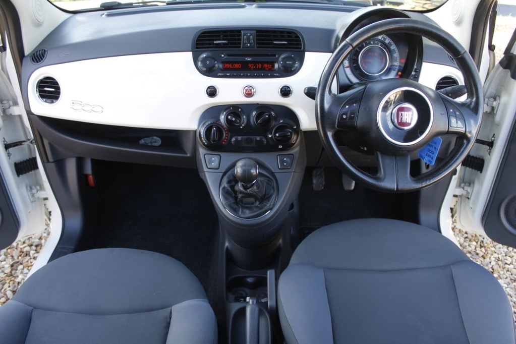 2012 FIAT 500, White, 144320Kms, Manual, Hatchback, Petrol, R99 900, Wingfield CYD