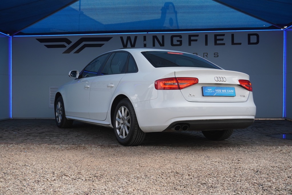 2014 AUDI A4, White, 123356Kms, Manual, Sedan, Petrol, R139 900, Wingfield CYD