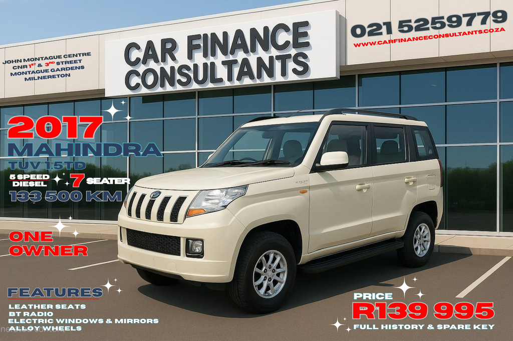 2017 MAHINDRA TUV for sale on 5DayDeals South Africa