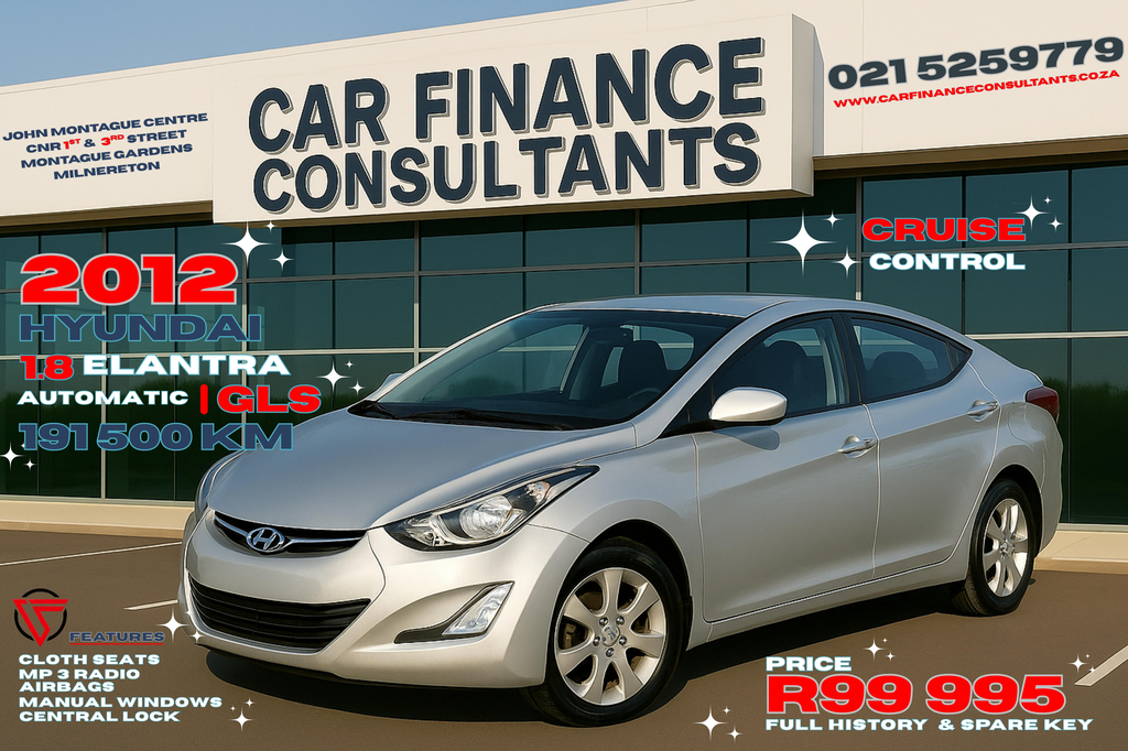 2012 HYUNDAI ELANTRA for sale on 5DayDeals South Africa