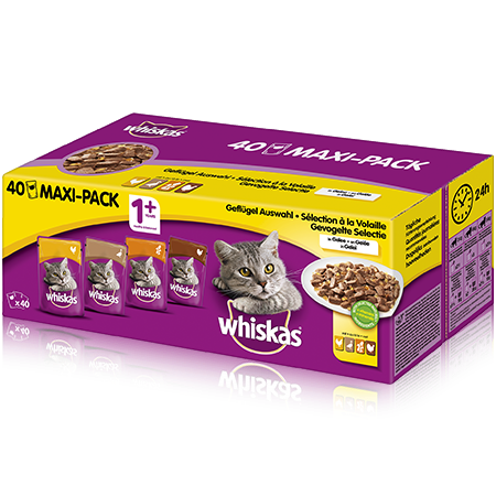 1+ Geflügelauswahl in Gelee 40x100g