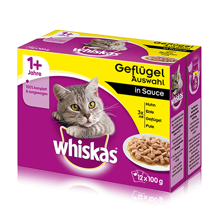 1+ Geflügel Auswahl in Sauce 12x100g