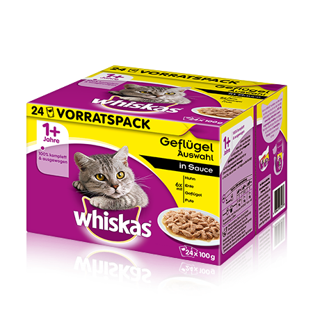 1+ Geflügelauswahl in Sauce 24x100g