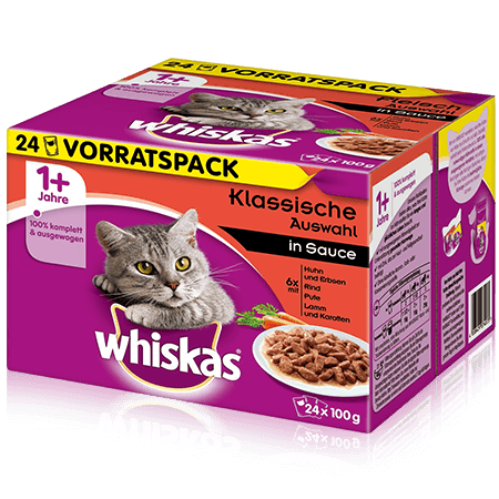 1+ Klassische Auswahl in Sauce 24x100g