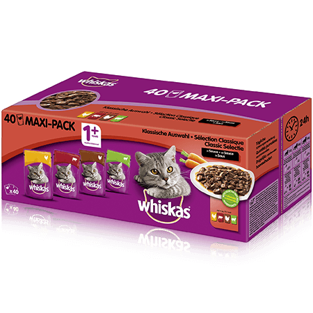 1+ Klassische Auswahl in Sauce 40x100g