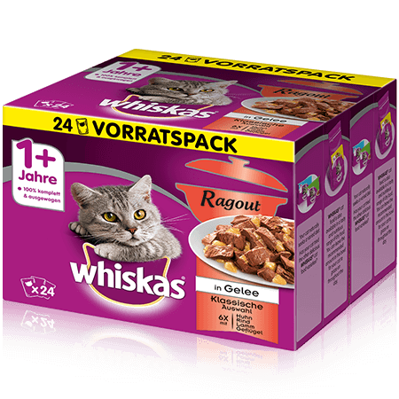 1+ Ragout Klassische Auswahl in Gelee 24x85g