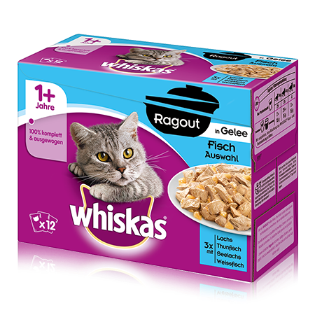 Whiskas Pb 1+ Ragout Fischauswahl In Gelee