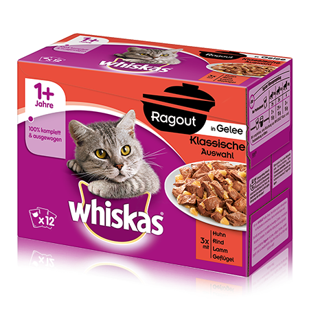 Whiskas Pb 1+ Ragout Klassische Auswahl In Gelee