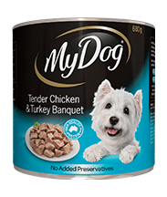 Tender Chicken & Turkey Banquet