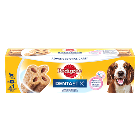 PEDIGREE<sup>®</sup>® Dentastix™ Twice Weekly Medium Single 80g