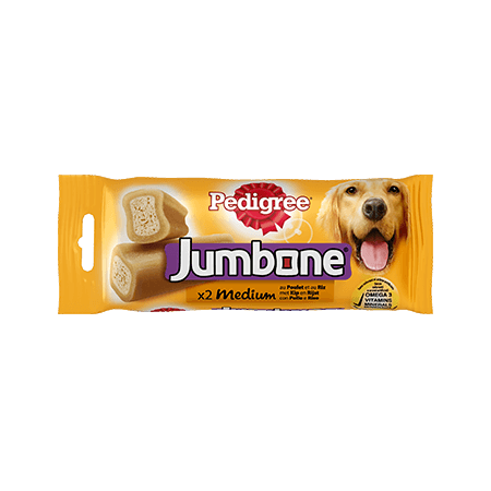 PEDIGREE<sup>®</sup> Jumbone Medium Kip 2 stuks 200g