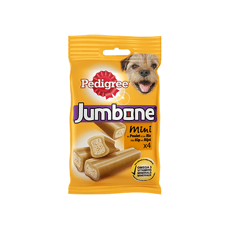 PEDIGREE<sup>®</sup> Jumbone Mini kip 4 stuks 180g