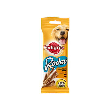 PEDIGREE<sup>®</sup> RODEO met kip 4 sticks 70g