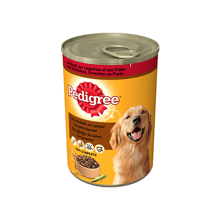 PEDIGREE<sup>®</sup> Stoofpotje met Rund, groenten en pasta 400g
