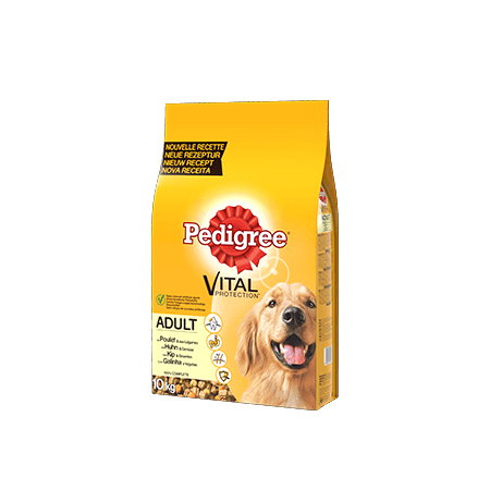 PEDIGREE<sup>®</sup> croquettes à la volaille pour chien adulte 10kg
