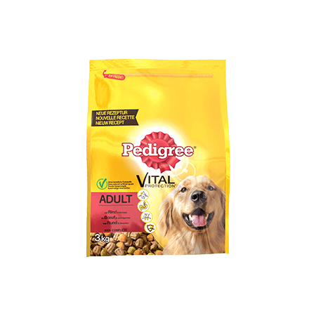 PEDIGREE<sup>®</sup> croquettes au bœuf pour chien adulte 3kg