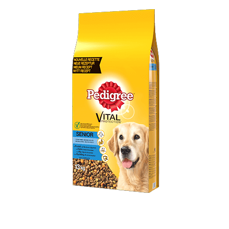 PEDIGREE<sup>®</sup> croquettes au poulet pour chien senior 13kg
