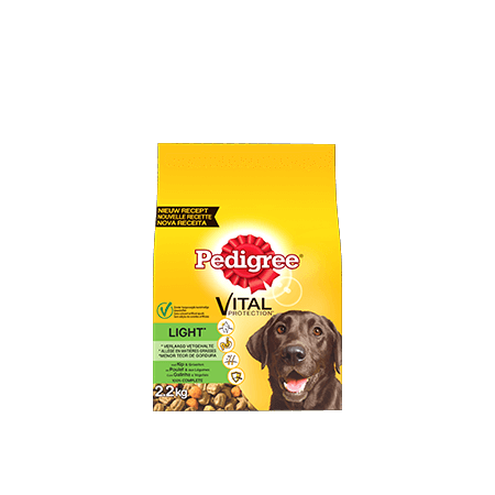 PEDIGREE<sup>®</sup> croquettes light à la volaille pour chien adulte 2,2 kg