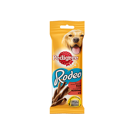 PEDIGREE<sup>®</sup> RODEO Au Boeuf 4 sticks 70g