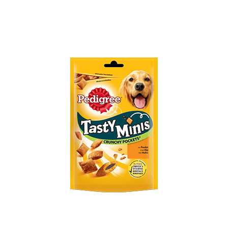 PEDIGREE<sup>®</sup> TASTY MINI'S Crunchy Pockets au Poulet 110g