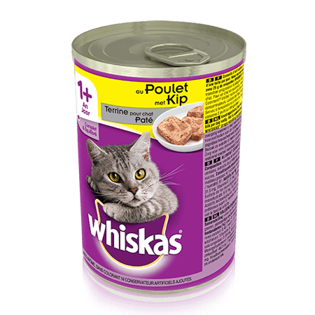 WHISKAS Can Paté - met Kip 400g