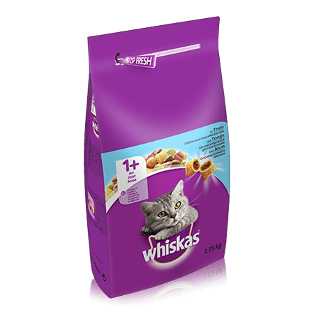 WHISKAS Dry met Tonijn 1,75kg