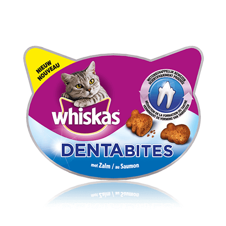 WHISKAS Dentabites met Zalm 40g