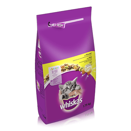WHISKAS Kitten Dry met Kip 1,75kg