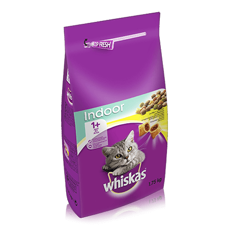 WHISKAS Dry Dental Protection Indoor met Kip 1,75kg