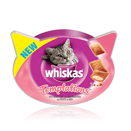 WHISKAS Temptations with Seafood 60g