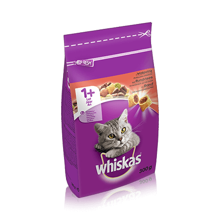 WHISKAS Dry au Boeuf 300g