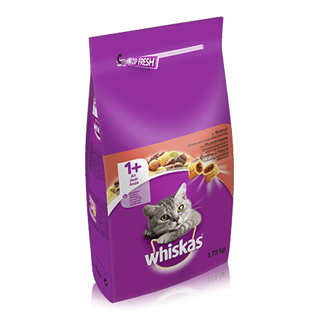 WHISKAS Dry au Boeuf 1,75kg