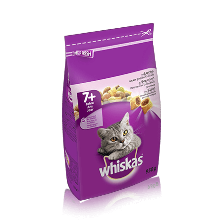 WHISKAS Senior Dry au Saumon 950g