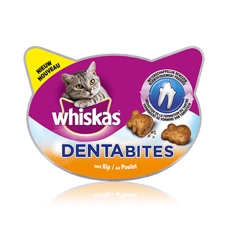 WHISKAS Dentabites au Poulet 40g