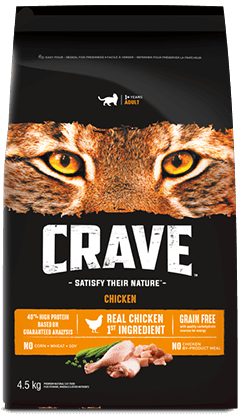 CRAVE<sup>TM</sup> TM WITH PROTEIN FROM CHICKEN 4.54KG