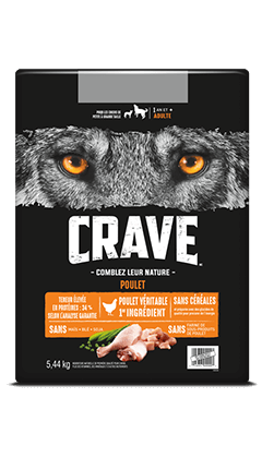 CRAVEᴹᶜ AVEC PROTÉINES DE POULET 5.44KG