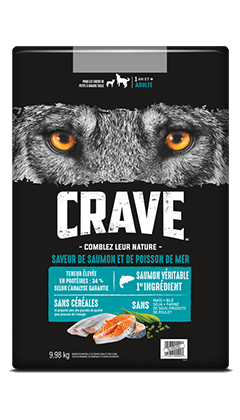 CRAVEᴹᶜ AVEC PROTÉINES DE SAUMON ET DE POISSON DE MER 9.98KG