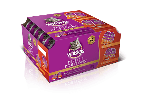 WHISKAS<sup>®</sup> Perfect Portions™ Meaty Selections<sup>®</sup>