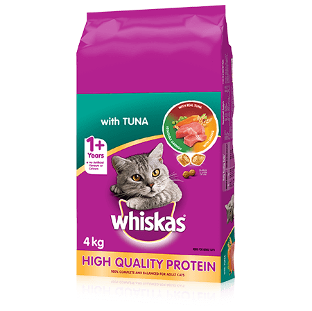 WHISKAS<sup>®</sup> Dry Cat Food With Real Tuna