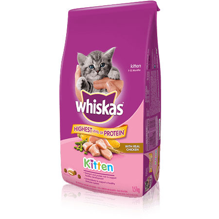 WHISKAS<sup>®</sup> Kitten with Chicken