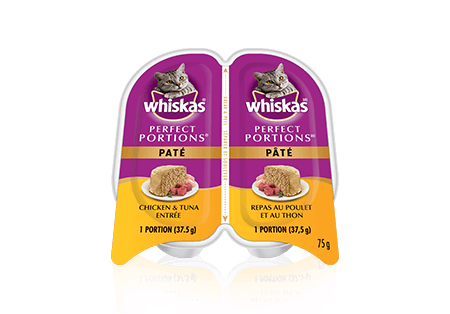 WHISKAS<sup>®</sup> Perfect Portions<sup>®</sup> Chicken & Tuna Entrée